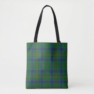 Bolsa Tote Xadrez de Tartan escocesa de Kennedy do clã