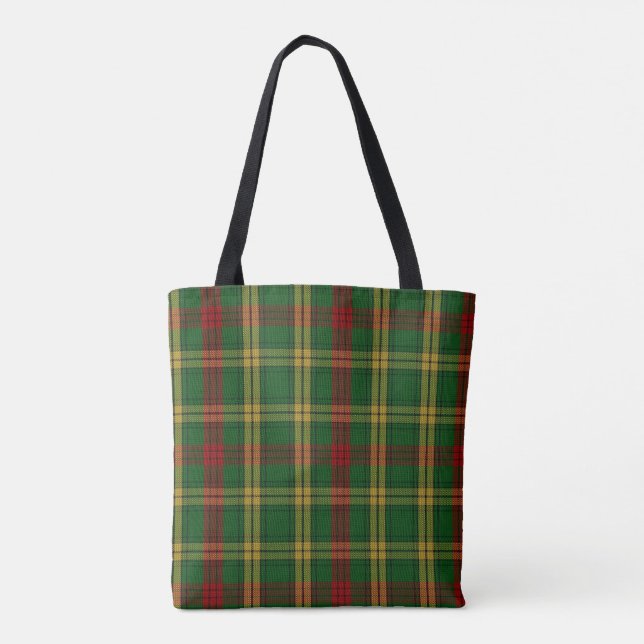 Bolsa Tote Xadrez de Tartan MacMillan - Bag Corporal Monogram (Verso)