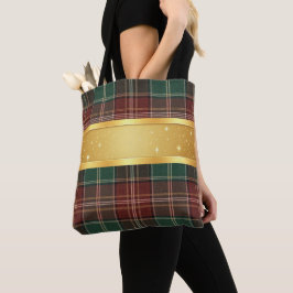 Bolsa Tote Xadrez Outonal Rústico