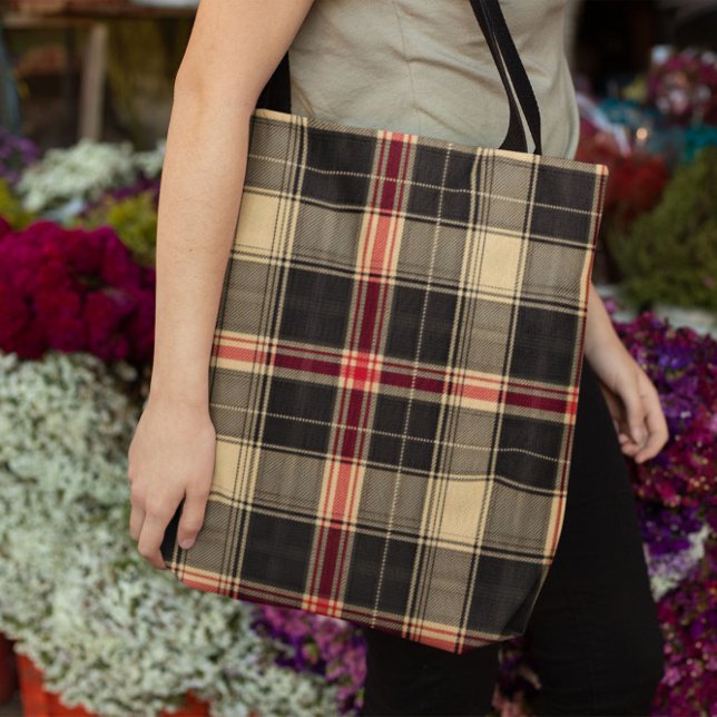 Bolsa Tote Xadrez Preto  (Criador carregado)