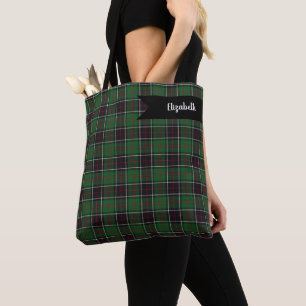 Bolsa Tote Xadrez Variante Tartan Caça ao Clã Sinclair