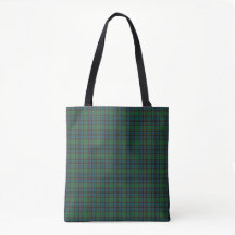 Bolsa Tote Xadrez Verde Azul Laranja