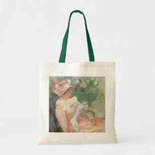 Bolsa Tote Xícara de Chá de Mary Cassatt, Impressionismo Vint