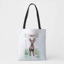 Xoloitzcuintli Aquarela Cachorro Personalizado