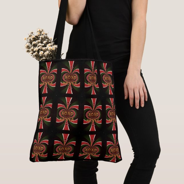 Bolsa Tote XOXO Quênia | Coração Artístico e Patrimônio (Close Up)