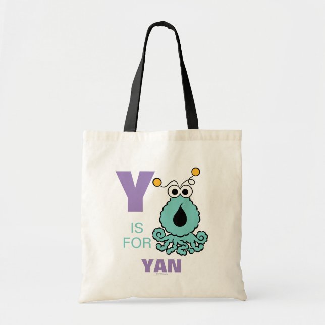 Bolsa Tote Y é para Yip-Yips | Adicione seu nome (Frente)
