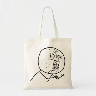 Bolsa Tote Y U NENHUM (original) - sacola