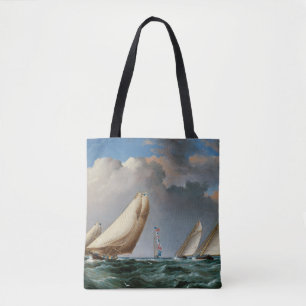 Bolsa Tote Yachts Arredondando A Marca