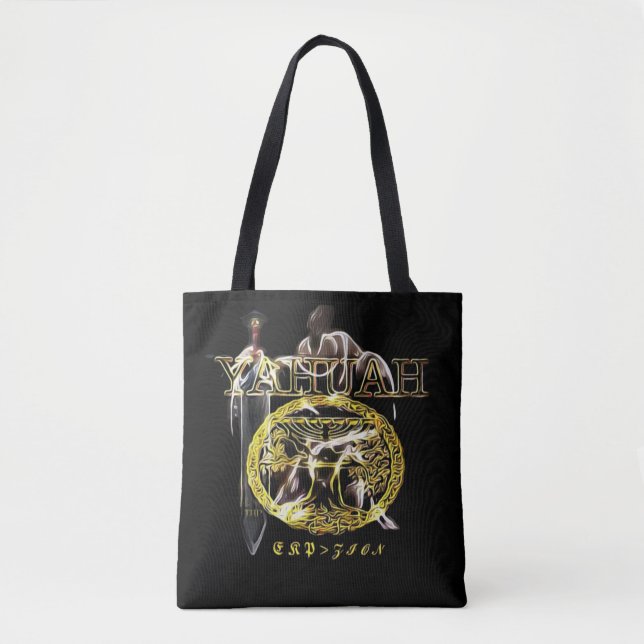 Bolsa Tote Yahuah-Name Acima De Todos Os Nomes 03 Royal (Frente)