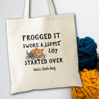 Bolsa Tote Yarn Lovers Tote For Knitting And Crochet Lovers