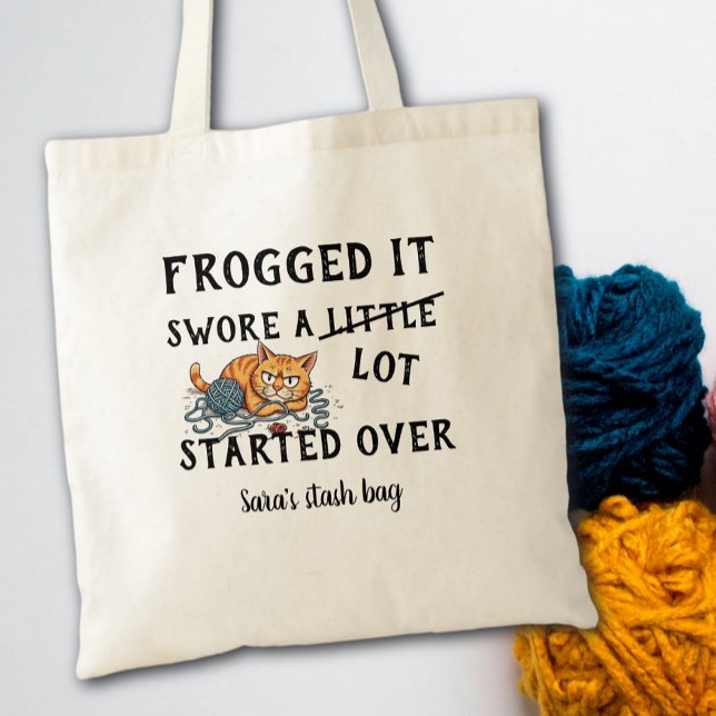 Bolsa Tote Yarn Lovers Tote For Knitting And Crochet Lovers (Criador carregado)