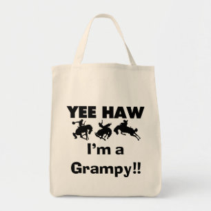 Bolsa Tote Yee Haw, sou uma camiseta e presentes