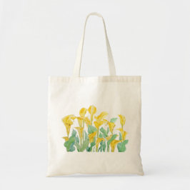 Bolsa Tote yellow calla lily