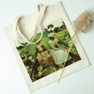 Bolsa Tote Yellow Lotus Lily Charles Courtney Curran