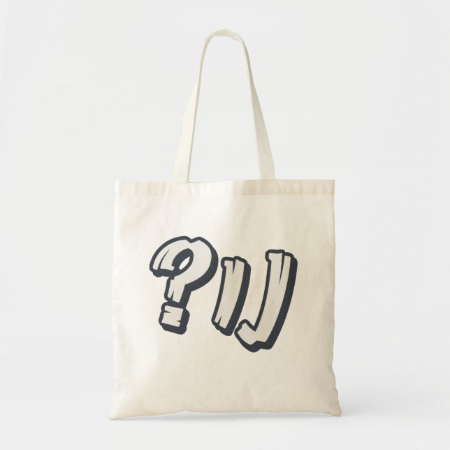 Bolsa Tote Yiddish "NU?" - A Expressão Judaica Perfeita (Frente)
