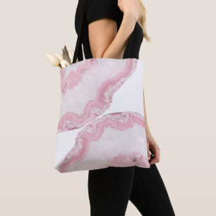 Bolsa Tote Yin Yang Agate Summer Glam #4 #gem #decor #art 