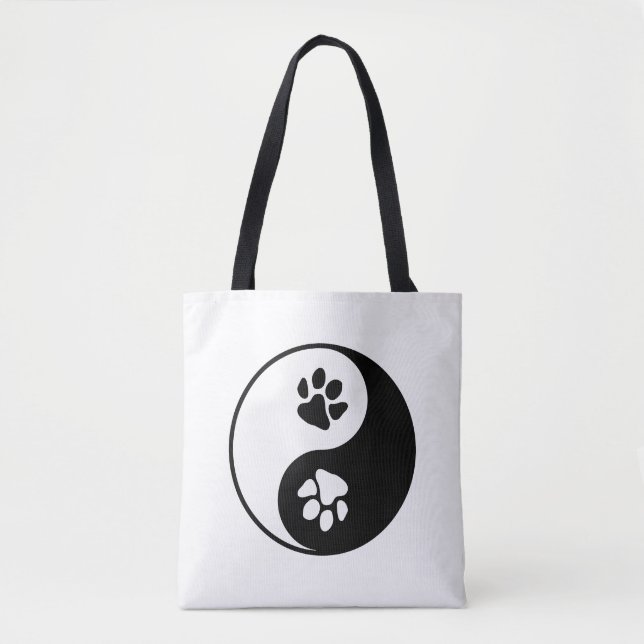 Bolsa Tote Yin Yang Paw (Frente)