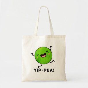 Bolsa Tote Yip-pea Happy Pea Pun