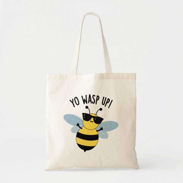 Bolsa Tote Yo Wasp Acaba Com Um Inseto Engraçado (Frente)