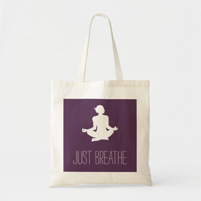 Bolsa Tote Yoga e Meditação Respiram (Frente)