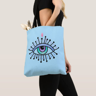 Bolsa Tote Yoga Espiritual De Terceiro Olho Místico Cor Inver