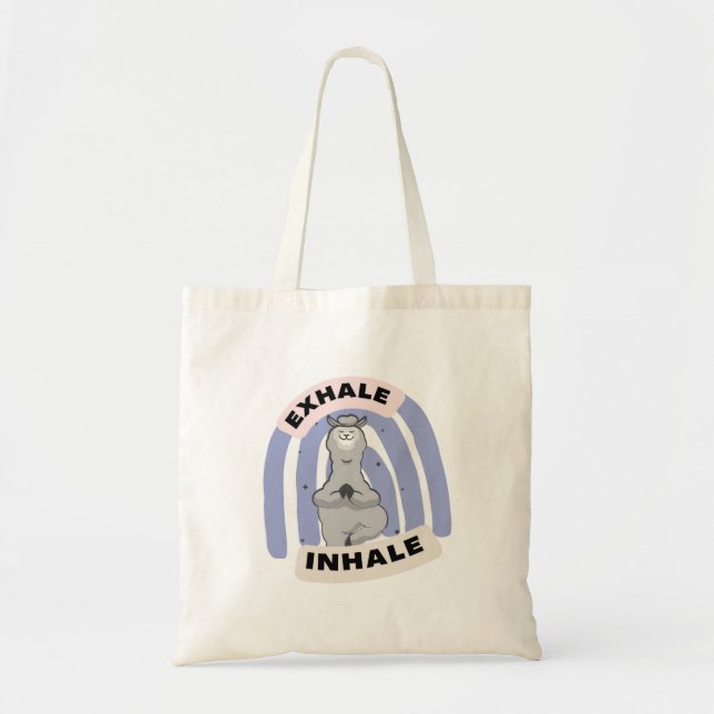 Bolsa Tote Yoga Llama (Frente)