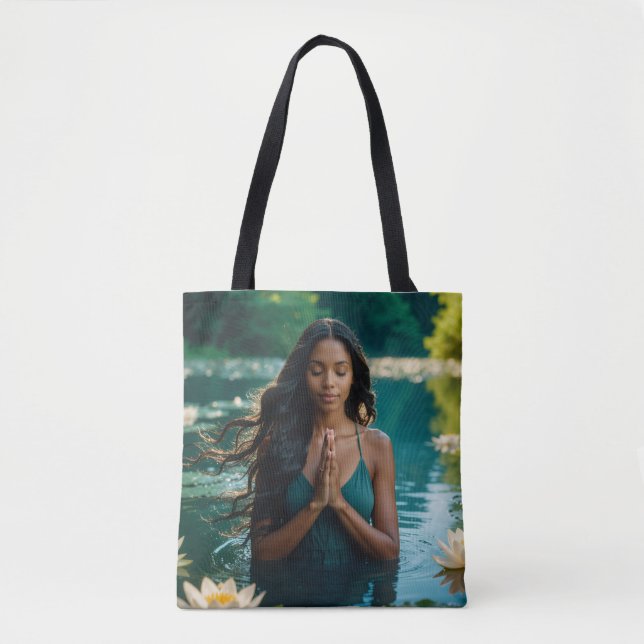BOLSA TOTE YOGA - MEDITATION - CARPE DIEM - WELLNESS (Frente)