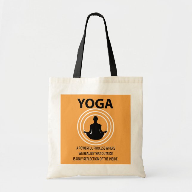Bolsa Tote Yoga Meditation Yoga (Frente)