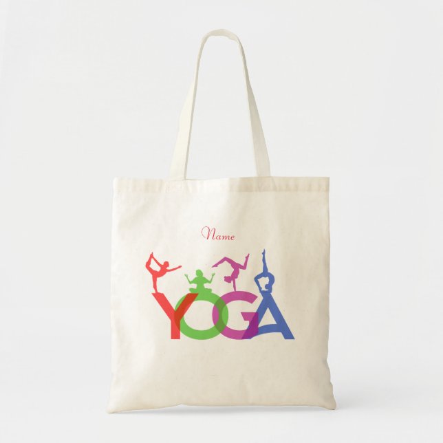 Bolsa Tote Yoga Possui Silhouettes Thunder_Cove (Frente)