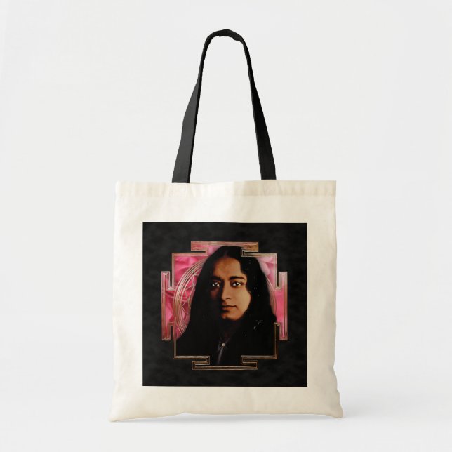Bolsa Tote Yogananda - saco impresso (Frente)