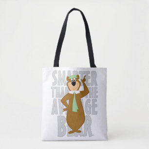 Bolsa Tote Yogi "Mais Inteligente Que O Urso Médio"