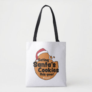 Bolsa Tote Yolo Hashtag Christmas Cookie Grap dos Papais noei