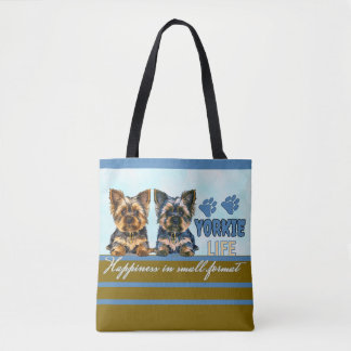 Bolsa Tote Yorkie fofo