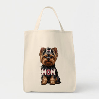 Bolsa Tote Yorkie Mom Tote Bag