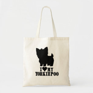 Bolsa Tote Yorkie Poo - Eu amo meu Yorkie Poo