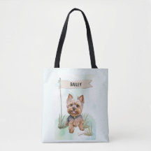 Yorkshire Terrier Watercolor Personalized Dog