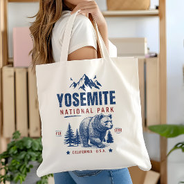 Bolsa Tote Yosemite National Park Vintage Bear Tote Bag