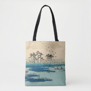 Bolsa Tote Yoshiwara, Japão: Impressão de bloqueio de madeira