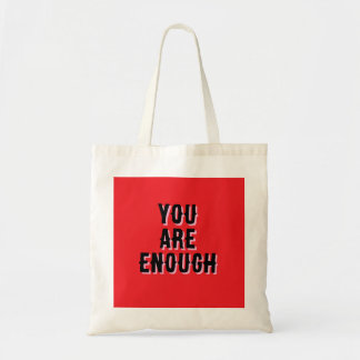 Bolsa Tote You Are Enough – Inspirational Quote