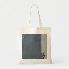 Bolsa Tote ”You can't hide anything from a cat” tote bag
