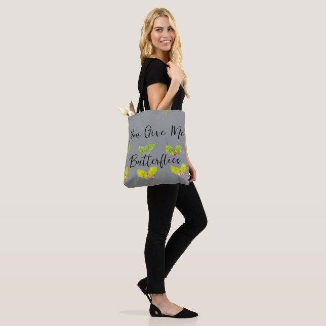 Bolsa Tote You Give Me Butterflies (No(a) Modelo)