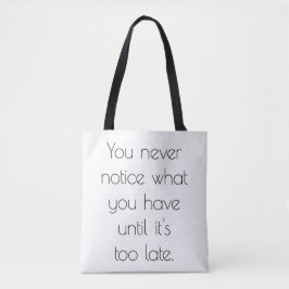 Bolsa Tote You Never Notice Shoulder