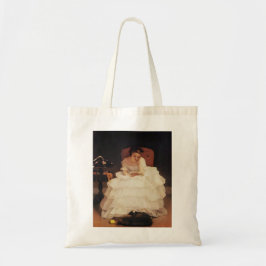 Bolsa Tote Young Woman Reading Painting