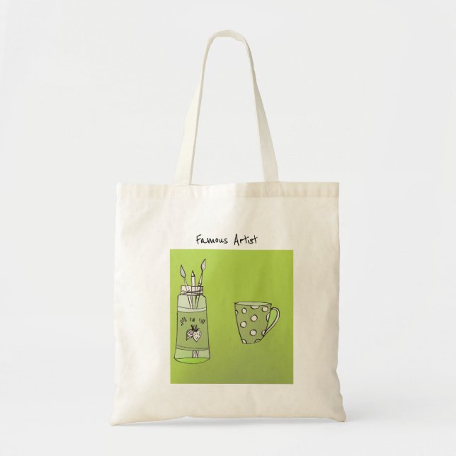 Bolsa Tote Your Child’s Artwork On A Tote Bag (Frente)