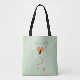 Bolsa Tote Your footprint changed my destiny
