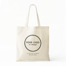 Your logo and custom text