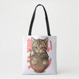 Bolsa Tote Yummy Ramen Kitten