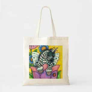 Bolsa Tote ZEBO WHIMSYNICKER, ZEBRA UNICORN Fantasy