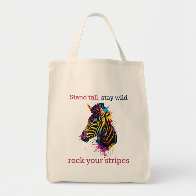 Bolsa Tote Zebra (Frente)