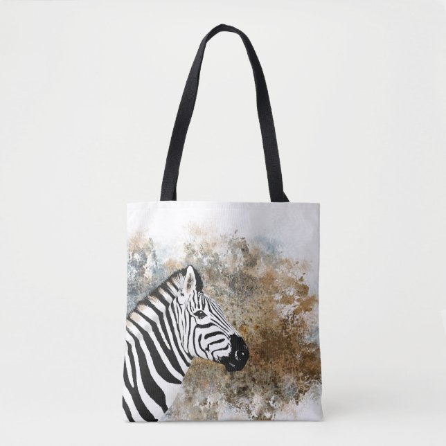 Bolsa Tote Zebra africano (Frente)